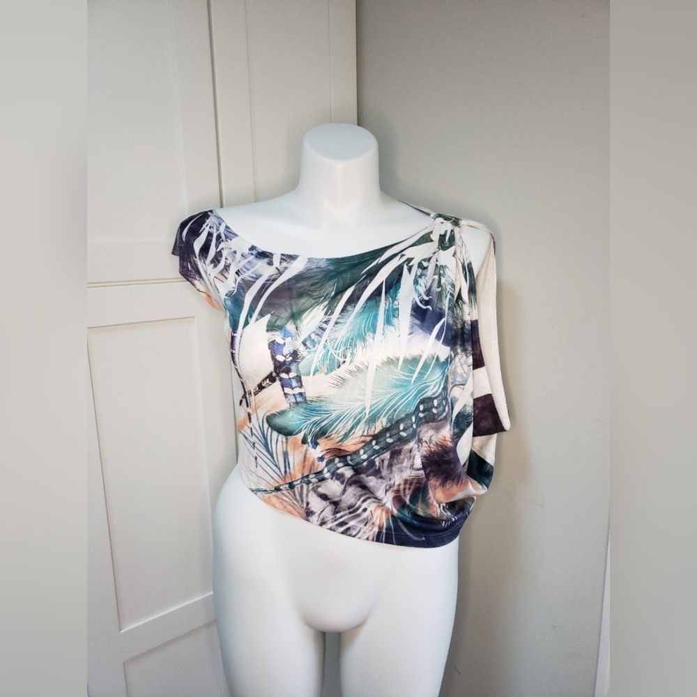 Voxx New York Asymmetrical Off Shoulder